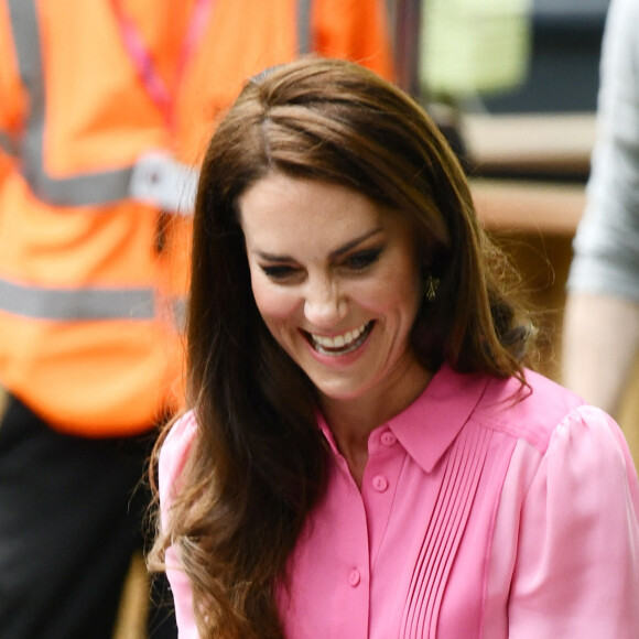 Catherine (Kate) Middleton, princesse de Galles, à l'exposition horticole "Chelsea Flower Show" à l'hôpital royal de Chelsea à Londres, le 22 mai 2023. 