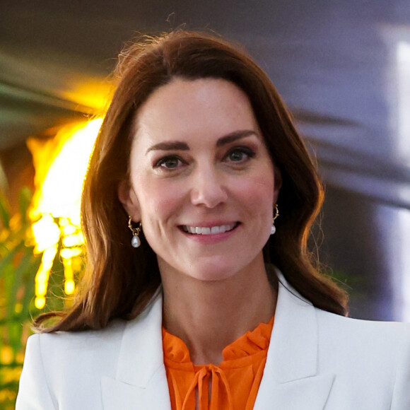 Le prince William, duc de Cambridge, et Catherine (Kate) Middleton, duchesse de Cambridge, visitent à l'hôpital de Spanish Town le 23 mars 2022 à Spanish Town, en Jamaïque. Le duc et la duchesse de Cambridge visitent le Belize, la Jamaïque et les Bahamas au nom de Sa Majesté la Reine à l'occasion de son jubilé de platine. Spanish Town, le 23 mars 2022. 