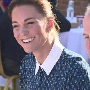 Le prince William et Catherine Kate Middleton, la duchesse de Cambridge lors d'une visite à l'hôpital Queen Elizabeth Hospital à King's Lynn, le 5 juillet 2020. 