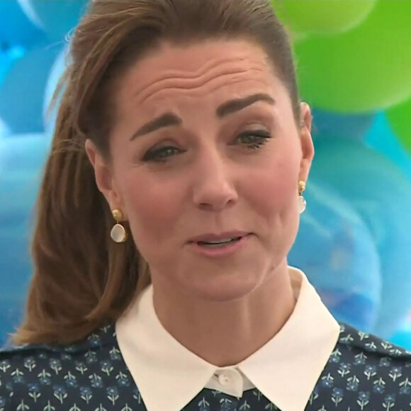 Le prince William et Catherine Kate Middleton, la duchesse de Cambridge lors d'une visite à l'hôpital Queen Elizabeth Hospital à King's Lynn, le 5 juillet 2020. 