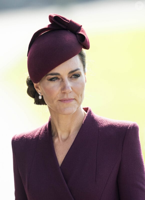 Les messages de soutien à Kate Middleton se multiplient.
Kate Middleton assiste à un service religieux marquant le premier anniversaire de la mort de la reine Elizabeth II à la cathédrale St Davids à Haverfordwest dans le Pembrokeshire, pays de Galles, Royaume Uni.