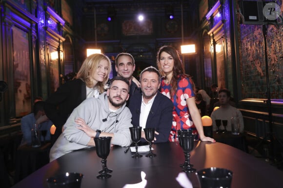 Exclusif - Delphine Dewost, Solay, David Perissere, Bernard Montiel, Marie Reno - Enregistrement de la nouvelle émission présentée par Bernard Montiel "L'Invitation", diffusée sur Olympia TV le 31 mars © Jack Tribeca / Bestimage