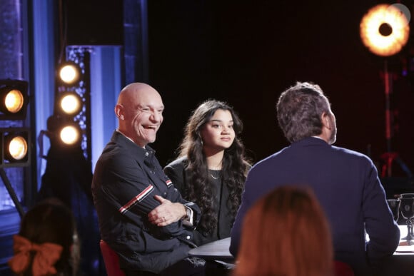 Exclusif - Gaetan Roussel, Adeline Lovo - Enregistrement de la nouvelle émission présentée par Bernard Montiel "L'Invitation", diffusée sur Olympia TV le 31 mars © Jack Tribeca / Bestimage