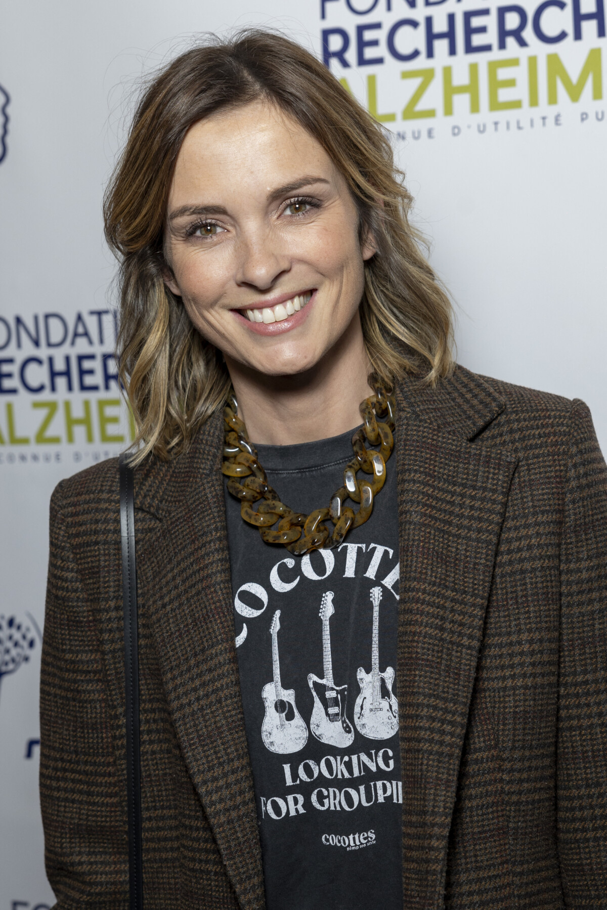 Photo Isabelle Ithurburu au photocall du concert du gala des 20 ans