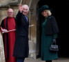 Première apparition publique pour Charles III depuis l'annonce de son cancer
Le roi Charles III et la reine Camilla lors de la messe de Pâques en la chapelle Saint-George à Windsor. Photo by Hollie Adams/PA Wire/ABACAPRESS.COM