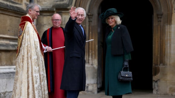 PHOTOS Grand retour public de Charles III ! Le roi soutenu par Camilla pour une messe de Pâques très particulière