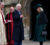 Sa présence avait été confirmée un peu plus tôt dans la semaine
Le roi Charles III et la reine Camilla lors de la messe de Pâques en la chapelle Saint-George à Windsor le 31 mars 2024. Photo by Hollie Adams/PA Wire/ABACAPRESS.COM