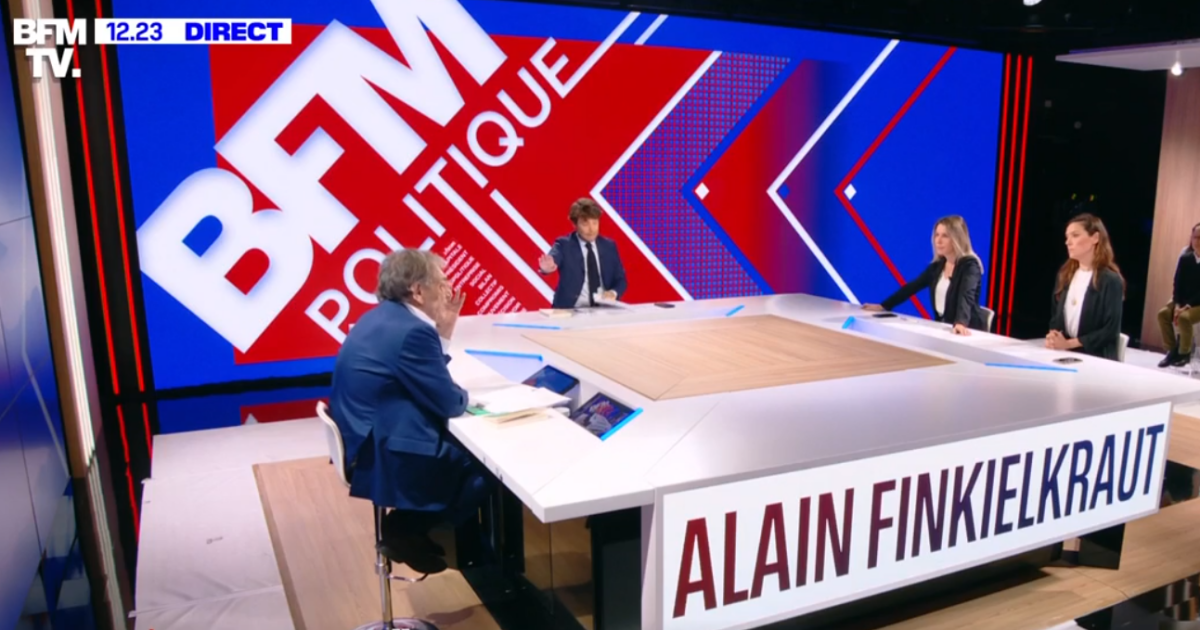 BFMTV Alain Finkielkraut Coup En Plein Direct Sa R action Sur L BFMTV Alain Finkielkraut Coup En Plein Direct Sa R action Sur L