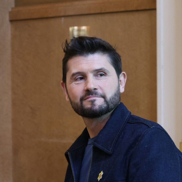 Christophe Beaugrand lors du lancement de 'Une Jonquille contre le cancer' à Paris le 12 Mars 2024. © Denis Guignebourg/Bestimage