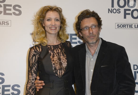 Alexandra Lamy et Nils Tavernier - Avant-première du film "De Toutes Nos Forces" au Gaumont Opéra à Paris, le 17 mars 2014.  "De Toutes Nos Forces" premiere at Gaumont Opéra in Paris on March 17th 2014. 