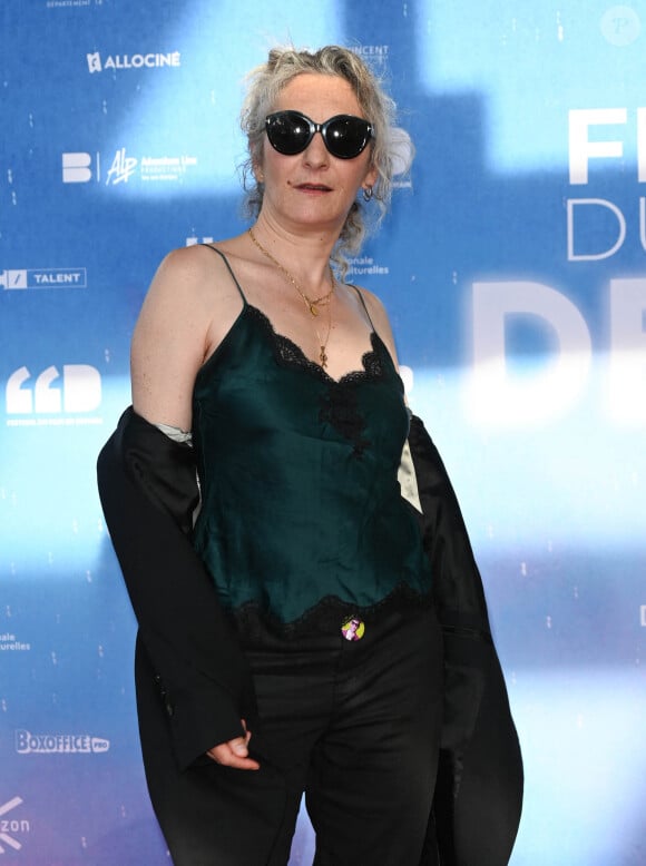 Corinne Masiero (présidente du jury) au photocall du jury de la première édition du film de demain (FFD) au Ciné Lumière de Vierzon le 2 juin 2022. © Coadic Guirec / Bestimage 