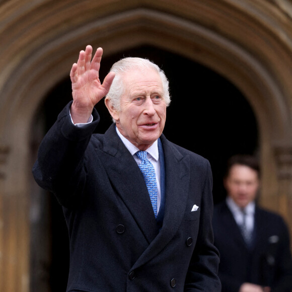 Alors que Kate et Charles ne peuvent honorer leurs engagements officiels, tous les autres membres ne semblent pas décidés à prendre la relève.
Le roi Charles III à la Chapelle Saint-George au château de Windsor le 31 mars 2024. Photo par Hollie Adams/PA Wire/ABACAPRESS.COM