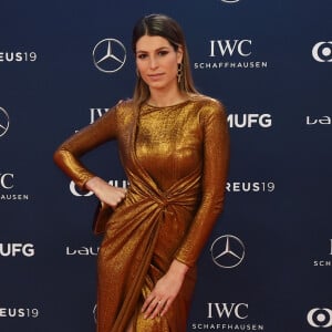 Laury Thilleman - Les célébrités posent sur le tapis rouge lors de la soirée des "Laureus World sports Awards" à Monaco le 18 février, 2019 