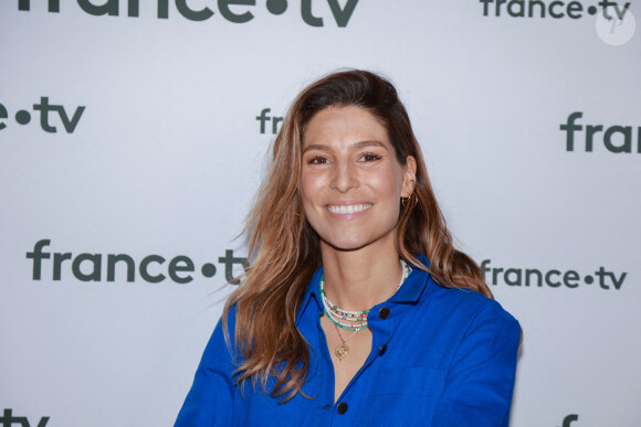 Laury Thilleman participe à la conférence de presse de France Télévision le 6 juillet 2022 à Paris, France. Photo par Nasser Berzane/ABACAPRESS.COM