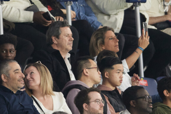 Christophe Leroy - People dans les tribunes lors du match de football PSG Vs Clermont (1-1) au Parc des Princes à Paris le 6 avril 2024. © Cyril Moreau / Bestimage