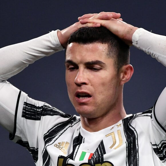 Cristiano Ronaldo - La Juventus de Turin est éliminée face au FC Porto dans les 8 èmes de finale de la ligue des Champions à Turin le 9 mars 2021.