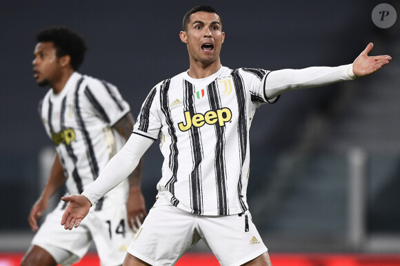 Cristiano Ronaldo - Match de football en série A : Juventus s'impose 3-0 contre Spezia au Juventus Stadium à Turin le 3 mars 2021. © Image Sport / Panoramic / Bestimage