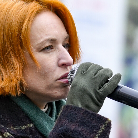 La chanteuse Natasha St-Pier fait ses balances avant la 35ème édition de l'opération pièces jaunes à Lyon le 10 janvier 2024. © Sandrine Thesillat / Panoramic / Bestimage
