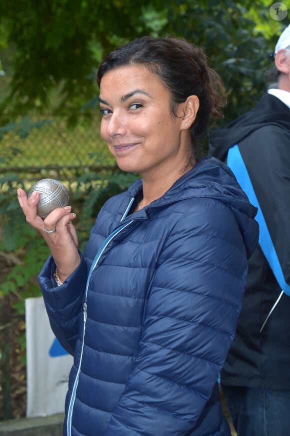 Exclusif - Anaïs Baydemir - Tournoi de pétanque caritatif au profit de l'association MeghanOra, pour soutenir la recherche médicale contre les tumeurs rénales de l'enfant et l'adolescent, au centre sportif Suzanne Lenglen à Paris, France, le 25 septembre 2016. © Giancarlo Gorassini/Bestimage