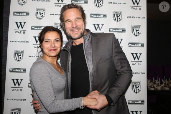 Anaïs Baydemir, Fabrice Deville - Soirée de lancement du site kellyvedovelli.com au Bridge Club à Paris, le 7 janvier 2016. © CVS/Bestimage