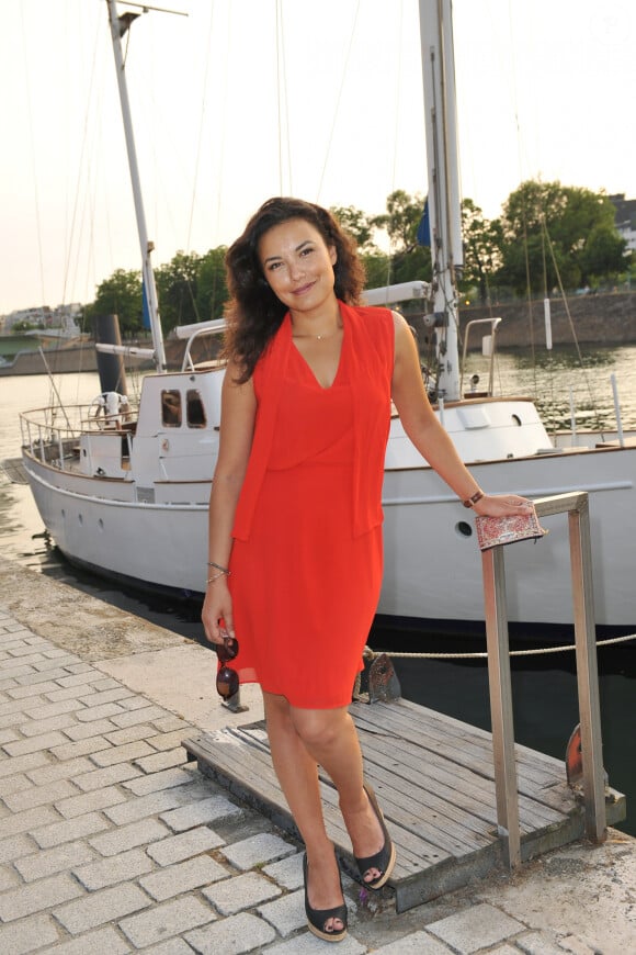 Anaïs Baydemir - 3ème trophée de la Pétanque Gastronomique au profit de l'Etoile de Martin (association qui soutient la recherche sur les cancers pédiatriques) à Paris le 2 juillet 2015.