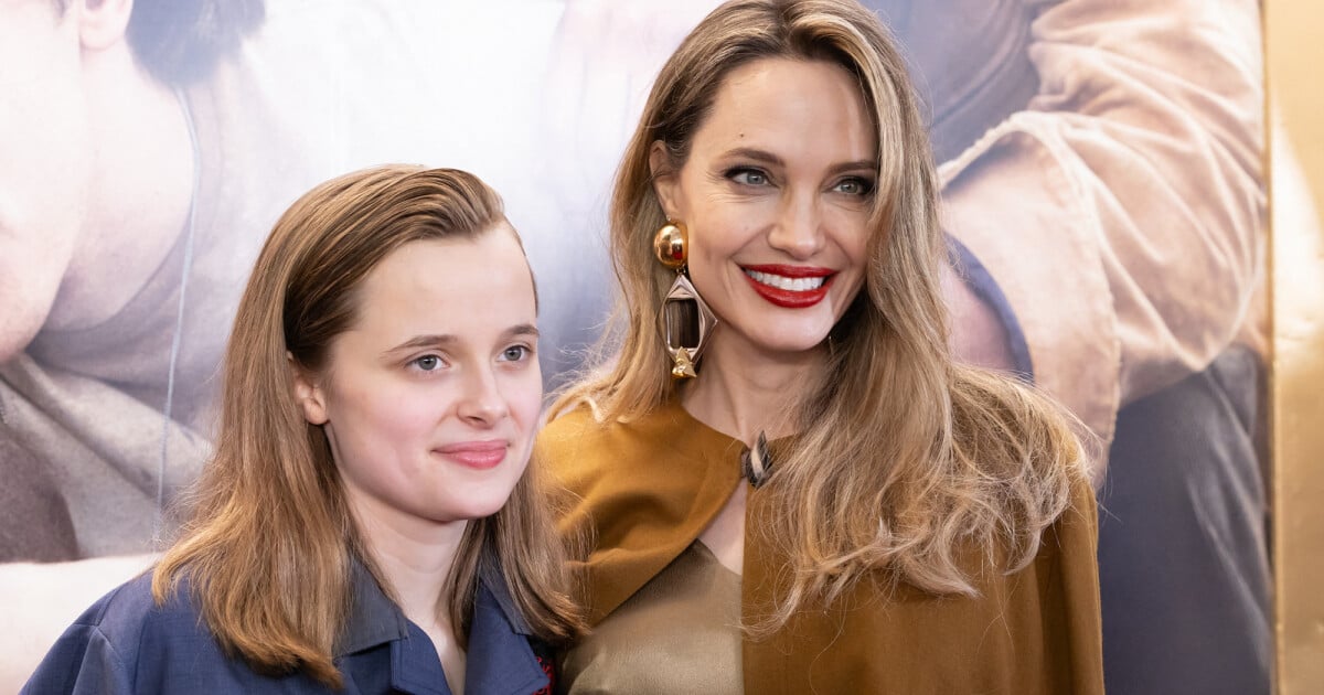 ZDJĘCIA Vivienne Jolie-Pitt, lat 15, pozuje z matką: spojrzenie Brada, usta Angeliny, znużona rozmowa i zdrowe współudział