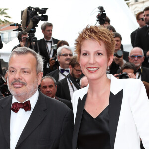 Natacha Polony et son mari Perico Légasse - Montée des marches du film "L'Amant Double" lors du 70ème Festival International du Film de Cannes. Le 26 mai 2017. © Borde-Jacovides-Moreau / Bestimage 