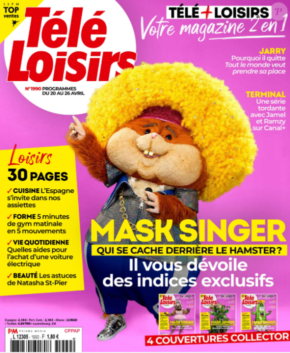 Couverture du magazine "Télé Loisirs" du 15 avril 2024