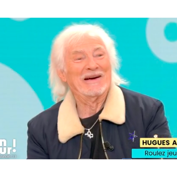 Son secret ? 
Hugues Aufray sur le plateau de l'émission Bonjour TF1.