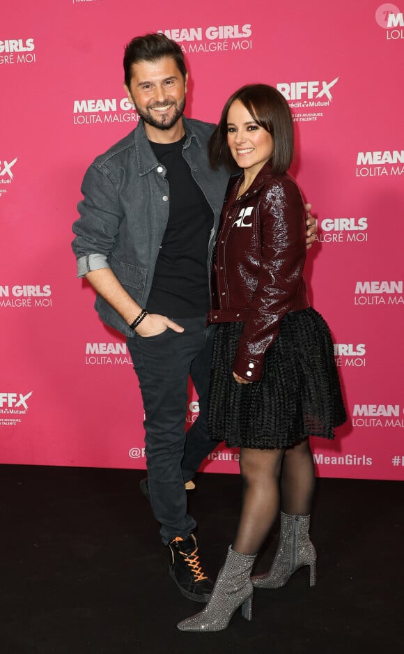 Semi-exclusif - Christophe Beaugrand et Alizée (Alizée Jacotey) - Première du film "Mean Girls" au Grand Rex à Paris le 8 janvier 2024. © Coadic Guirec/Bestimage