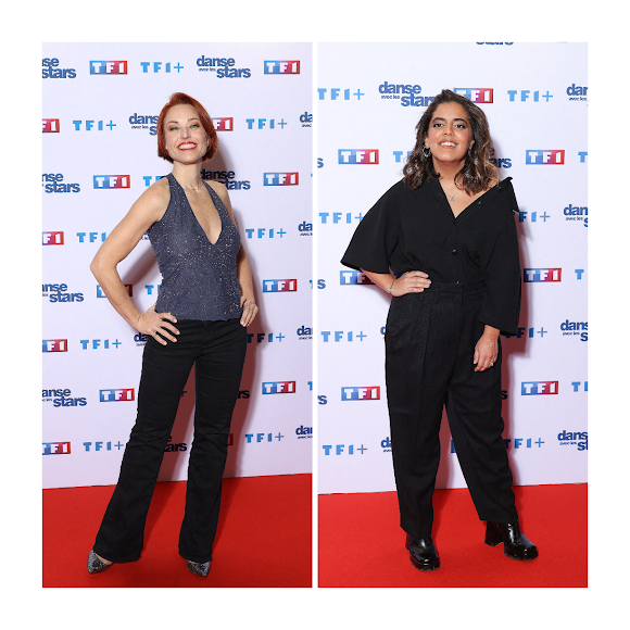 Inès Reg et Natasha St-Pier ont toutes les deux été qualifiées pour la finale.
Inès Reg et Natasha St-Pier lors de la conférence de presse de "Danse avec les stars" à Boulogne-Billancourt. Photos by Nasser Berzane/ABACAPRESS.COM