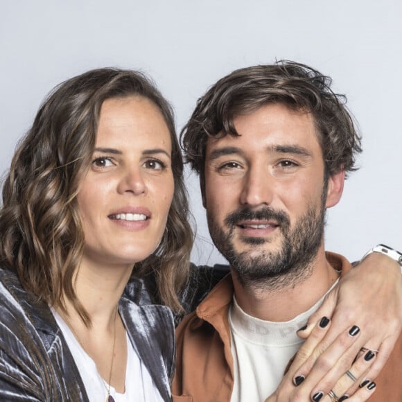 Il chante leur rupture
Exclusif - Jeremy Frerot et Laure Manaudou - Backstage - Enregistrement de l'émission "La Chanson secrète 11" à Paris, diffusée le 24 juin sur TF1. Le 15 janvier 2022 © Cyril Moreau / Bestimage 