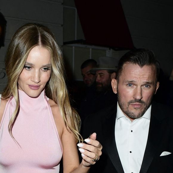 Rosie Huntington-Whiteley - Les célébrités fêtent le 50ème anniversaire de Victoria Beckham au club Oswald's à Londres, le 20 avril 2024. 