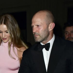 Jason Statham and wife Rosie Huntington-Whiteley - Les célébrités fêtent le 50ème anniversaire de V.Beckham au club Oswald's à Londres, le 20 avril 2024. 