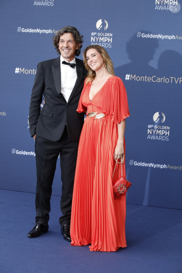 Vahina Giocante et son compagnon François Chopard - Cérémonie de clôture du 61ème Festival de Télévision de Monte Carlo le 21 juin 2022. © Denis Guignebourg/Bestimage 