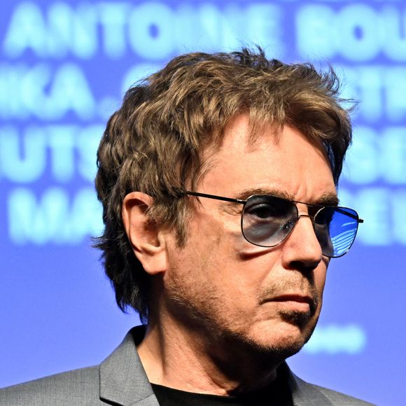Jean Michel Jarre durant la soirée d'ouverture du MIDEM+24, salle Debussy au Palais des Festivals à Cannes, le 24 janvier 2024. © Bruno Bebert / Bestimage 