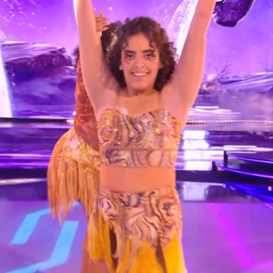 Inès Reg renversante dans "Danse avec les stars", TF1.
