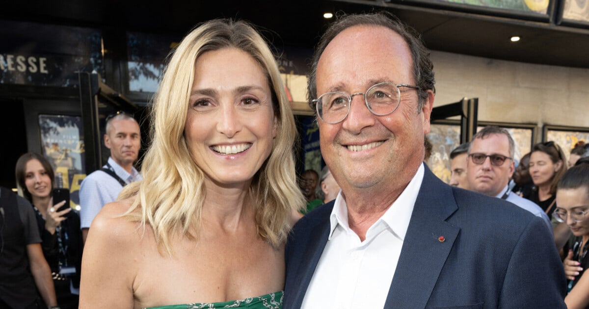 Vidéo main dans la main, bière et selfies : François Hollande et Julie Gayette semblent plus de mèche que jamais