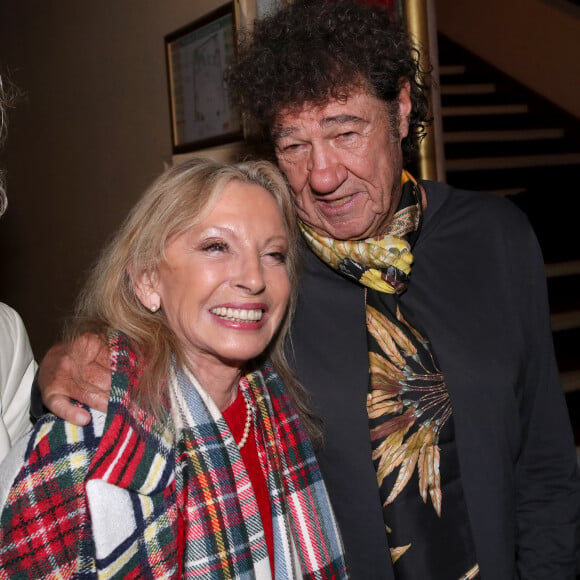 Exclusif - Véronique Sanson et Robert Charlebois - Célébrités au Cocktail après le Concert de Robert Charlebois, " Robert en CharleboisScope " au Grand Rex à Paris France, le 1er Avril 2023. © Bertrand Rindoff / Bestimage 