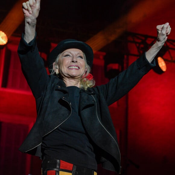 Exclusif - Véronique Sanson en concert pour le festival du château de Solliès-Pont, France, le 17 juillet 2021. © Patrick Carpentier/Bestimage 