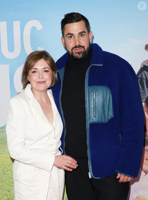 Céline Groussard et Victor-Artus Solaro, dit Artus - Avant-Première du film "Un p'tit truc en plus" au cinema UGC Normandie à Paris le 25 avril 2024. © Coadic Guirec/Bestimage