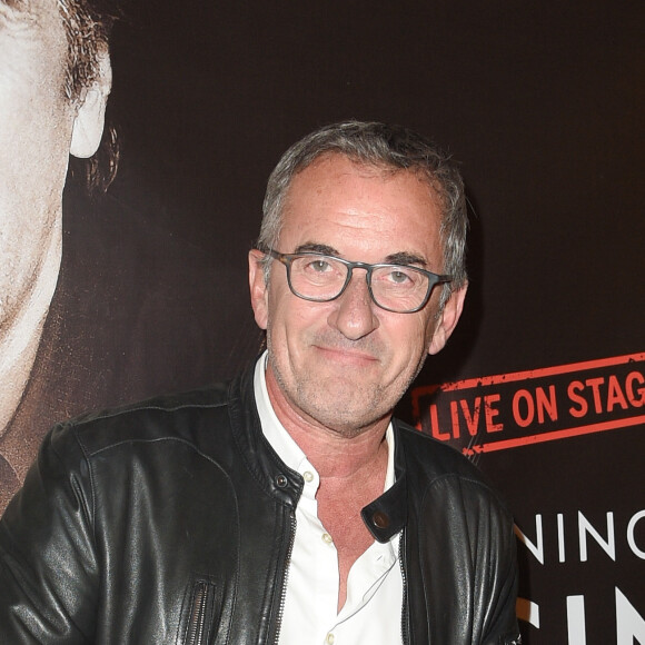 Exclusif - Prix Spécial - No Web - Christophe Dechavanne - Célébrités à la 2ème repésentation "An Evening With Al Pacino" au théâtre de Paris à Paris, France, le 23 octobre 2018. © Coadic Guirec/Bestimage 