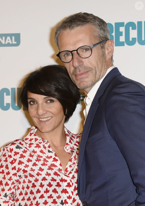 Florence Foresti et Lambert Wilson - Avant-première du film "Barbecue" au cinéma Gaumont Opéra à Paris, le 7 avril 2014.