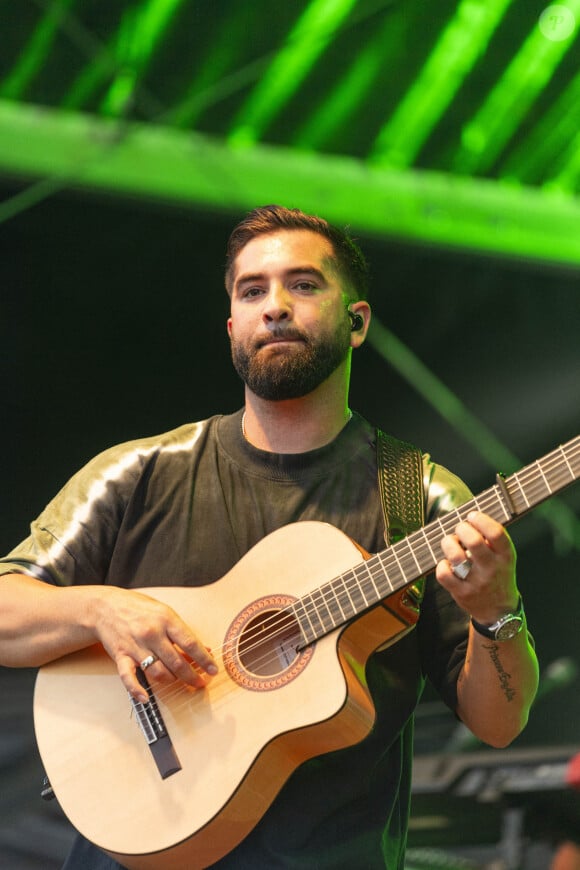 Kendji Girac en concert lors du Festival "Paris Paradis" au parc de la Villette à Paris le 10 septembre 2023. © Pierre Perusseau/Bestimage