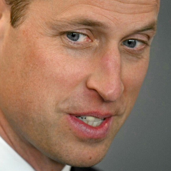 Le prince William, prince de Galles, visite la société Low Carbon Materials à Seaham, le 30 avril 2024. L'entreprise travaille à créer des alternatives de matériaux de construction à faible émission de carbone. 