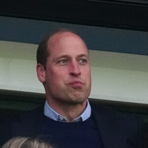 Son club préféré depuis son enfance ! 
Prince William - Gradins avant le match UEFA Conference League, Villa Par, Birmingham, Royaume-Uni, 2 mai 2024. @ Photo by David Davies/PA Wire/ABACAPRESS.COM