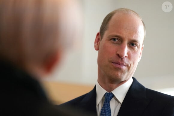 Le prince William, prince de Galles, visite James' Place à Newcastle, Royaume Uni, le 30 avril 2024, un centre de prévention du suicide proposant une thérapie gratuite aux hommes suicidaires du Nord-Est. 