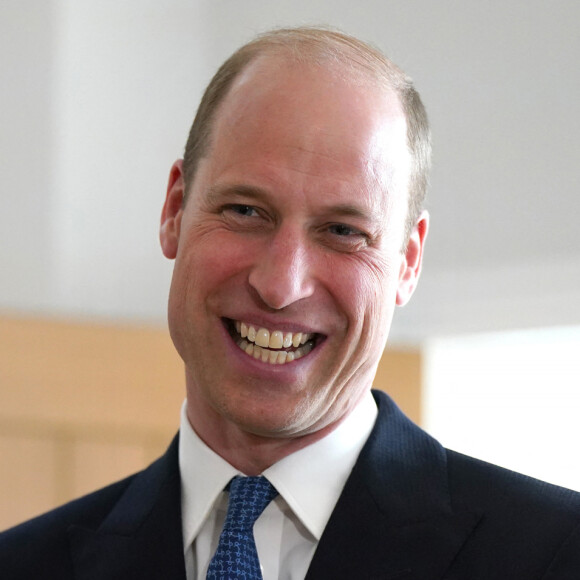 Le prince William a zappé l'anniversaire de sa fille pour un match de foot. 
Le prince William, prince de Galles, visite James' Place à Newcastle, Royaume Uni, un centre de prévention du suicide proposant une thérapie gratuite aux hommes suicidaires du Nord-Est. 