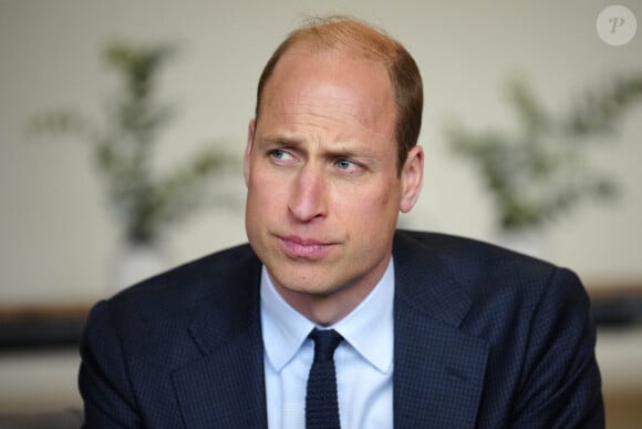 Le prince William de Galles ouvre officiellement un nouveau centre de formation professionnelle et de sensibilisation communautaire, une organisation caritative pour les personnes touchées par le sans-abrisme et la toxicomanie, au siège de Betel UK, à Birmingham, au Royaume-Uni. Le 25 avril 2024. 