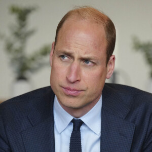 Le prince William de Galles ouvre officiellement un nouveau centre de formation professionnelle et de sensibilisation communautaire, une organisation caritative pour les personnes touchées par le sans-abrisme et la toxicomanie, au siège de Betel UK, à Birmingham, au Royaume-Uni. Le 25 avril 2024. 